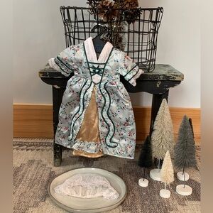 American Girl Doll Elizabeth’s Dress and Hat